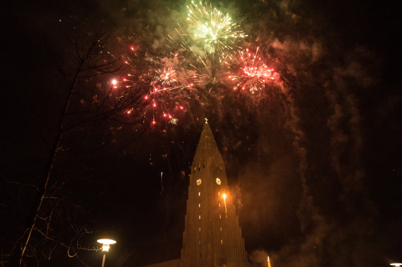 New Year's Eve, Reykjavik, Iceland