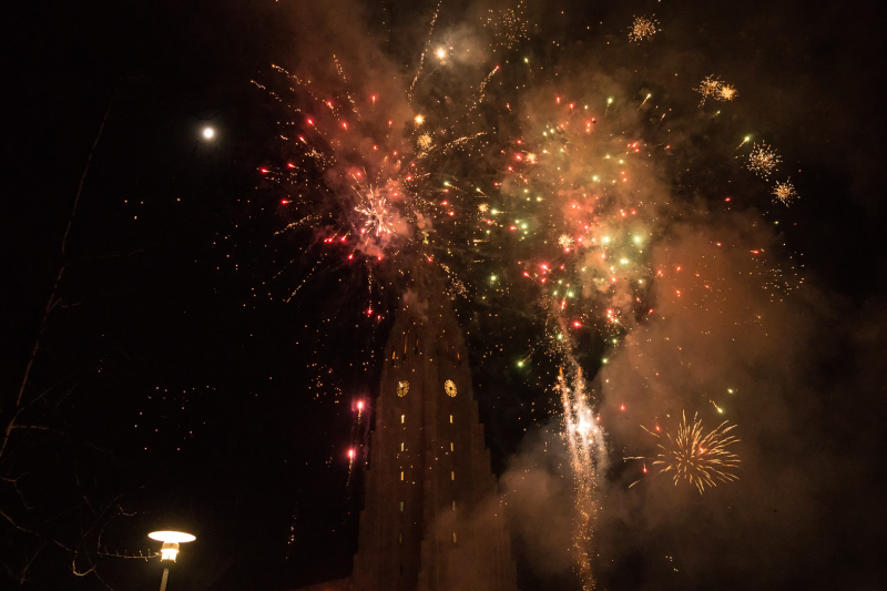 New Year's Eve, Reykjavik, Iceland