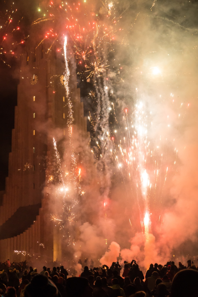 New Year's Eve, Reykjavik, Iceland