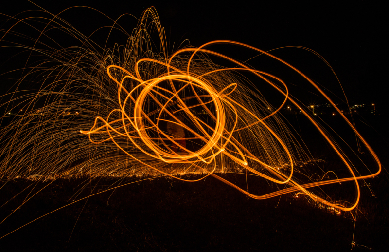 Swing the fire!