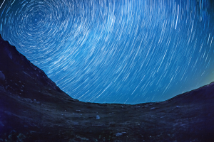 Furkapass startrails, Switzerland