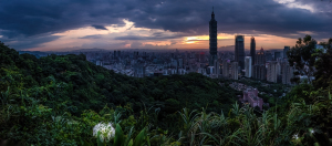 Taipei from mount Xiang Shan