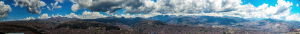 La Paz from El Alto, Bolivia