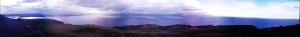 Titicaca lake from island Amantani