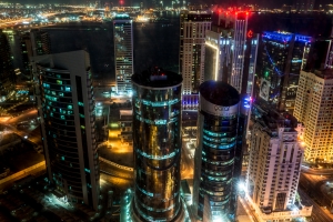 Qatar, Doha Skyline