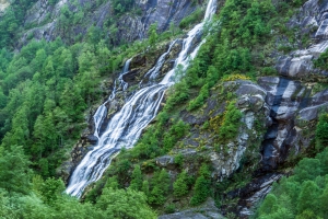 Ticino waterfall