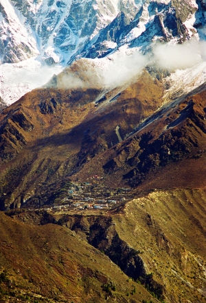 Village in the Himalayas