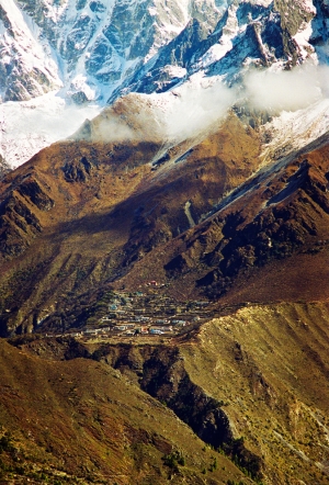 Village in the Himalayas