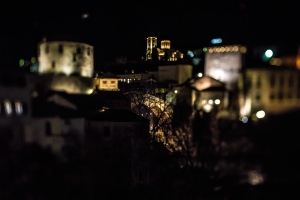 Mostar by night, Bosnia