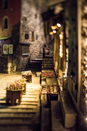 Mostar by night, Bosnia