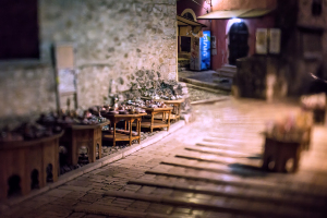 Mostar by night, Bosnia