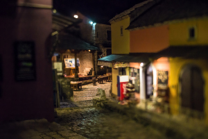 Mostar by night, Bosnia