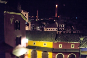 Mostar by night, Bosnia