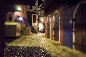 Mostar by night, Bosnia